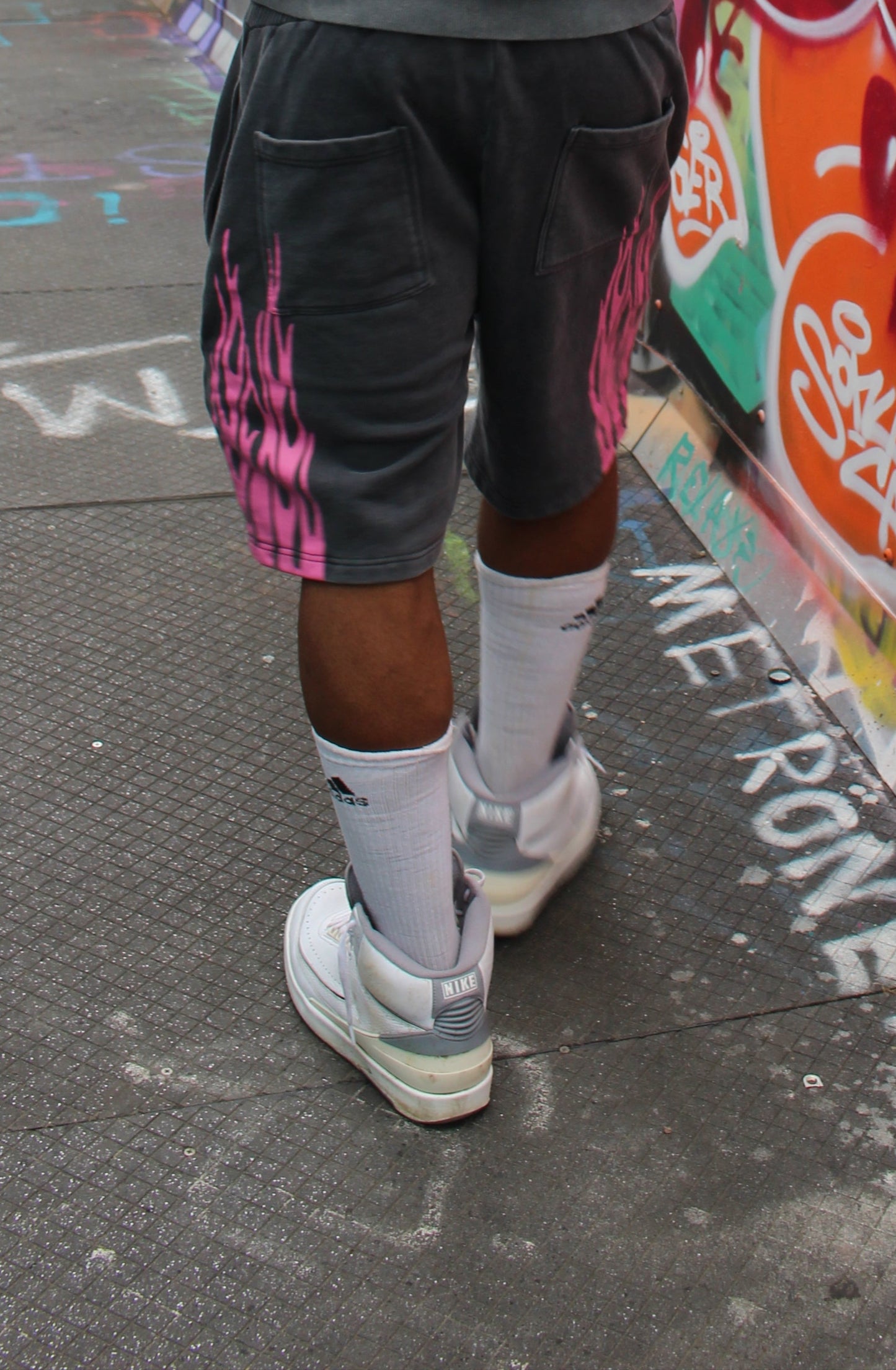166 Racer Shorts (Smoke Rose)