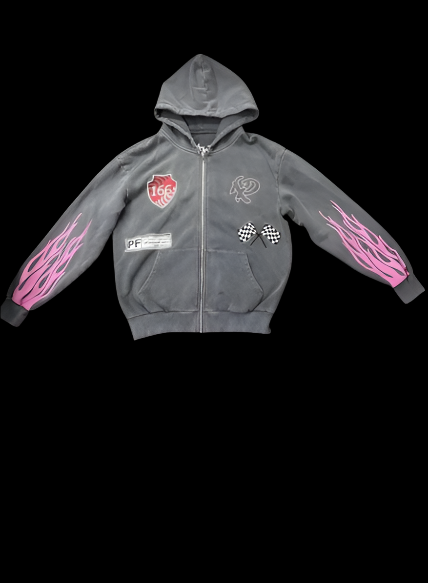 166 Racer Fleece (Smoke Rose)